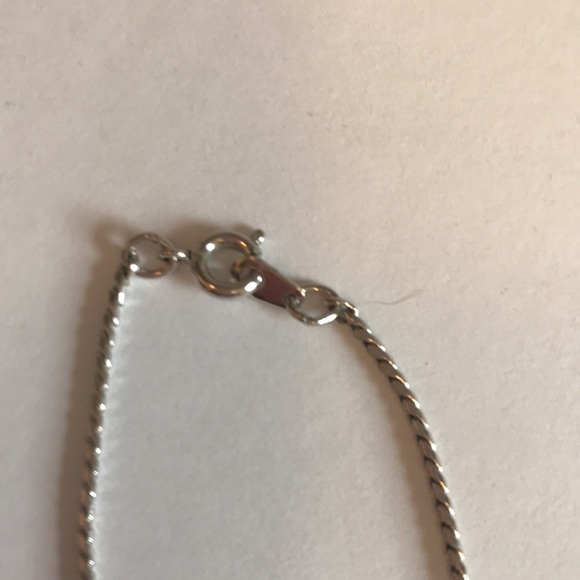 Silvertone Knotted Necklace - Picture 4 of 5